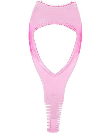 Hair Dressing Curler Face Cleaning Brush Eyebrow Brush Eyelash Assistant Women Beauty Set Pink - Buy Online on GoSupps.com