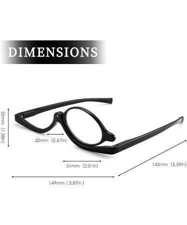Yuusikco Foldable Makeup Glasses for Women - Stylish & Functional Reading Glasses for Presbyopia - Buy Online on GoSupps.com