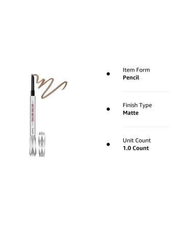 Benefit Super Easy Goof Proof Brow Pencil - Light Shade - Shape & Fill Brows Easily - Buy Online on GoSupps.com