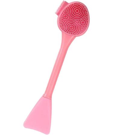Rongweiwang Double Head Silicone Facial Cleaning Brush - Pink Fish Form Facial Massager & Peeling Tool - Perfect for International Skincare - Buy Online on GoSupps.com