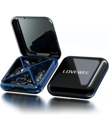 Travel Pill Box - Portable Daily Organizer for Vitamins & Medications | International Shipping - Buy Online on GoSupps.com