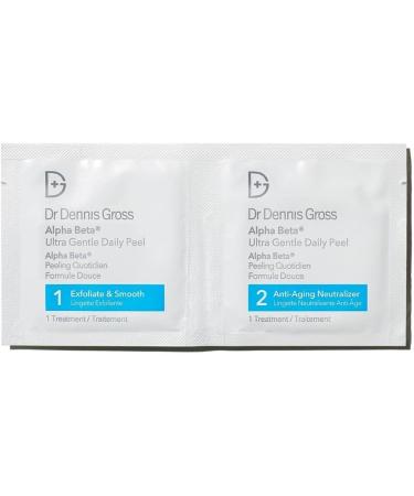 Dr. Dennis Gross Alpha Beta Ultra Gentle Daily Peel - 30 Treatments for Dehydrated or Sensitive Skin, Uneven Tone, Fine Lines & Enlarged Pores - Buy Online on GoSupps.com