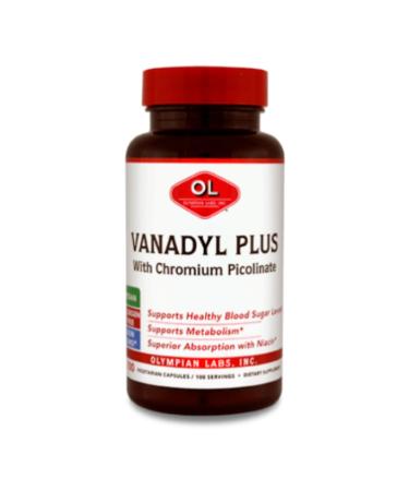 Olympian Labs Vanadyl Plus Formulated with Chromium Picolinate and Niacin 100 Capsules