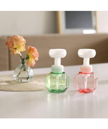 HOMU 300ml Flower Foaming Soap Dispenser | BPA Free Press Bottle for Kitchen & Bathroom | Blue | Foaming Soap Only - Buy Online on GoSupps.com