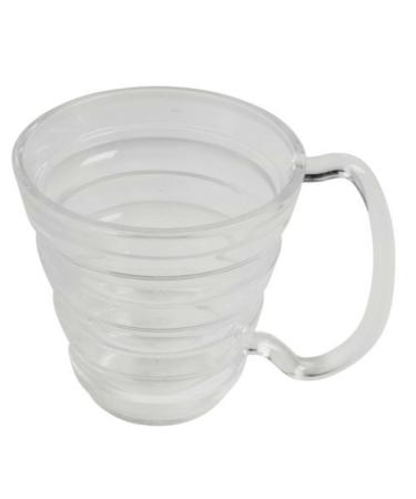 SP Ableware Ergo Mug with Extra Wide Handle and Bumpy Surface - Clear, Translucent (745740001) - Buy Online on GoSupps.com