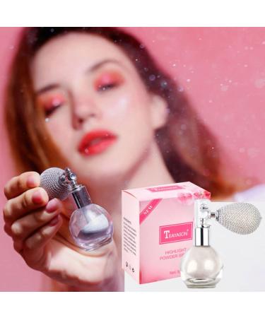 Shimmer and Shine with Pearl White Body Glitter Spray for Hair, Face, and Nails - Makeup Highlighter Powder with High Gloss Sparkle - Buy Online on GoSupps.com