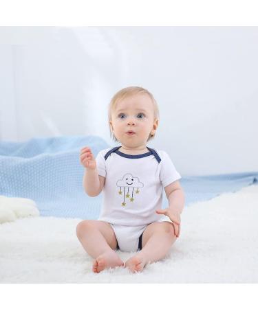 MAMIMAKA Baby Bodysuits and Pants Set - Short Sleeve Onesies for Baby Boys and Girls (0-3 Months) - Buy Online on GoSupps.com