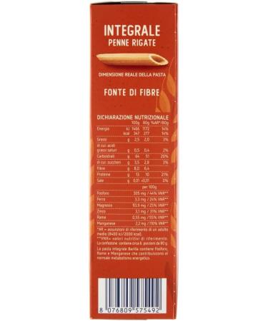  Italian Gourmet E.R. 5 x Barilla Penne Rigate Whole Wheat Italian Noodles 500g Gourmet Italian Pulp 400g - Buy Online on GoSupps.com