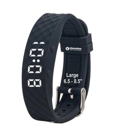 eSeasonGear VB80 12 Alarm Vibrating Watch Silent Vibration Shake Wake ADHD Medication Reminder Black-Large Plus Small 4.5-7.5"/11-19cm Large 6.5-8.5"/16-21cm Modern - Buy Online on GoSupps.com
