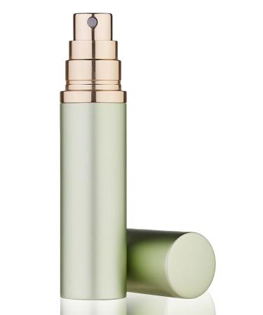 UULANFA Portable Mini Refillable Perfume Atomizer Bottle Empty Pocket Size Cologne Sprayer for Travel P9-Green 0.2 Ounces