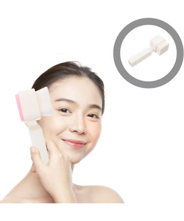 minkissy Silicone Face Scrubbers Exfoliator Brush Facial Cleansing Brush Precision Pore Cleansing Blackheads Removing Face Brush White - Buy Online on GoSupps.com