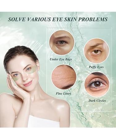 60 Pcs Aloe Vera Under Eye Masks - Combat Puffy Eyes Dark Circles & Fine Lines | Natural Extracts - Buy Online on GoSupps.com
