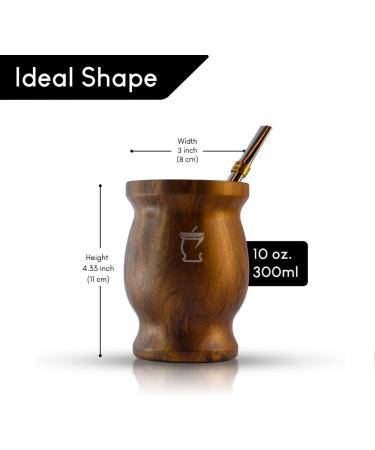 BARGRIN Mate Argentinian Set Complete With Light Bulb and Cleaner Yerba Mat - Buy Online on GoSupps.com