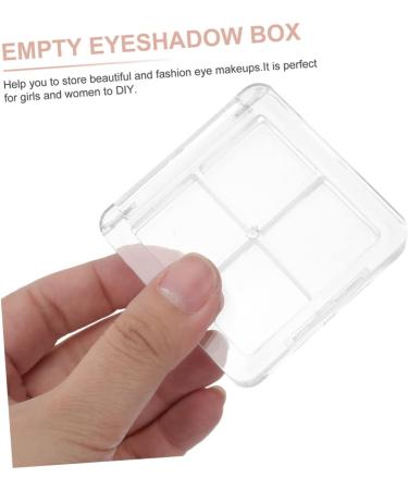 Didiseaon 40 Pcs Boxes Eye Shadow Box Blush for Cheeks Palette Clear Empty Eyeshadow Pallets Blush Box Make up 6x6cmx4pcs Transparentx4pcs - Buy Online on GoSupps.com