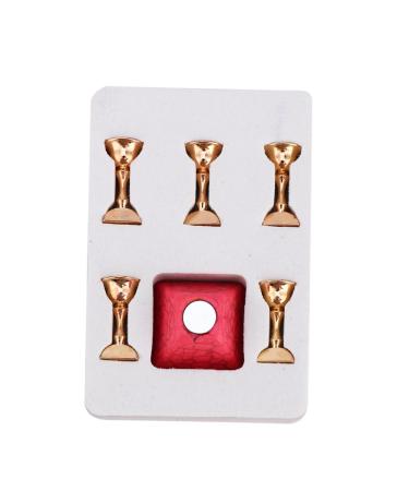 Beavorty Nail practice nail bracket fake nail holder nail art tip holder nail art display stand magnetic nail tip stand nail display stand nail art tool false nails nail polish glue 10x7cm Pink