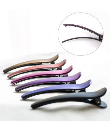 Haitao 12 PCS Non-Slip Colorful Plastic Duckbill Hair Clips for Women, Baby, Kids & Girls | Alligator Hair Barrettes Pins for Styling - 3.5 - Buy Online on GoSupps.com