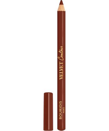 Bourjois Velvet Contour Lip Pencils 12 Brunette Redefines Lips Creamy Matte Texture Precise Application Shea Butter Long-Lasting Hold Up to 8 Hours 1.14 g - Buy Online on GoSupps.com
