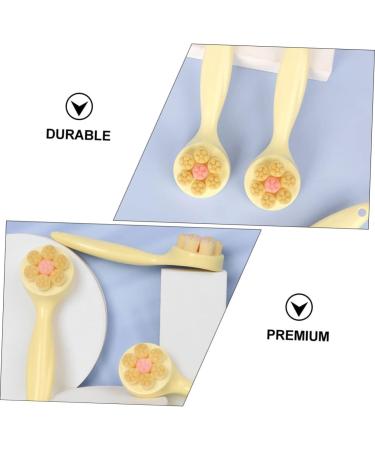 Didiseaon 1pc Face Brush Soft Bristle Facial Brush Facial Exfoliating Brush Removing Blackhead Brush Deep Cleaning Facial Brush Manual Artificial Fiber Cleansing Brush Miss - Buy Online on GoSupps.com