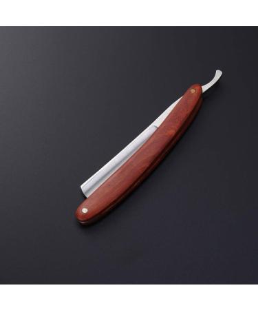 MILISTEN Barber Razor Blade - Stainless Steel Blades & Wooden Handle Manual Shaver for Facial Hair Beard & Ear Hair Trimming - Buy Online on GoSupps.com