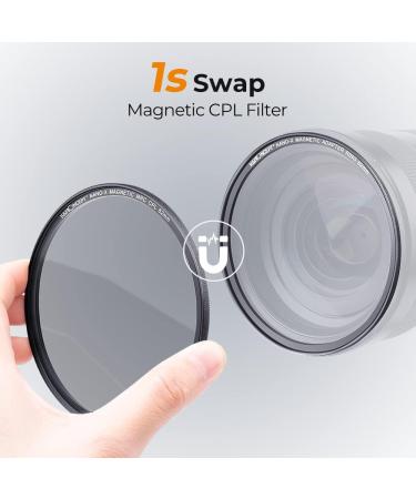 K&F Concept 77mm Magnetic Circular Polarizer Filter Kit - Nano-X Series, 28-Layer Coatings - Buy Online on GoSupps.com