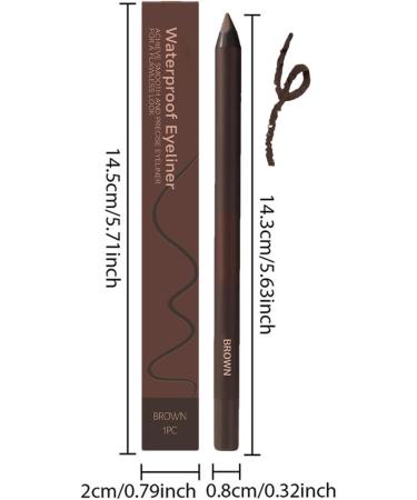 Maquillage Des Yeux Crayons Yeux Waterproof Pigmentation Haute Intense Crayons yeliner tanches Texture Glissante Stylo de Maquillage Haute Pigmentation et Longue Dur e pour Femmes et - Buy Online on GoSupps.com