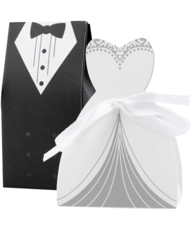 Healeved 120 Pcs Deep Impression Bag Delicate Patterns Wedding Candy Case Candy Box Bride Box Paper - Buy Online on GoSupps.com