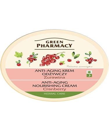 Anti-aging Nourishing Cream CRANBERRY Parabens Free 150ml For Mature Requiring Regeneration Sensitive Skin by Green Pharmacy