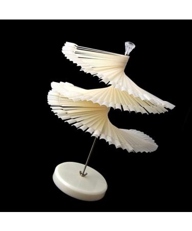  FRCOLOR FRCOLOR Solon 1 Set Natural False Nails Spiral Plate Color Gel Rotating Shelf with Wands Clear False Tips for Manicure Color Nail Polish - Buy Online on GoSupps.com