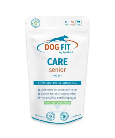 Dog Fit by Prethis Care Senior for Old Dogs I Vitamins & Minerals Plus Joint Protection i Feeding supplement free of additives I medium medium (10-25kg) - Buy Online on GoSupps.com