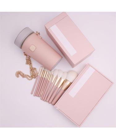 Buy Smokey Peach 12pcs Makeup Set | Multicolor Blush & Eyeshadow Brushes - Portable Full Set for Flawless Application | International Shipping Available - Buy Online on GoSupps.com