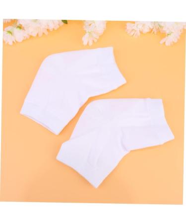 DOITOOL 4 Pairs Anti-Crack Socks Ankle Socks Crack Heel Socks Feet Repair Socks Heel Protector Socks Moisturising Foot Socks Feet Care Socks Gel White Anti Cracked Feet Men and Women - Buy Online on GoSupps.com