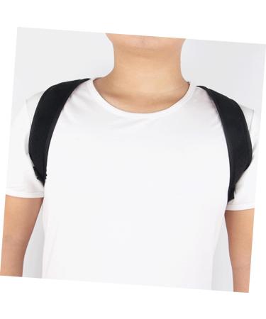 FOMIYES Black Belt Shoulder Posture Brace | Posture Trainer & Harness for Enhanced Alignment - Buy Online on GoSupps.com