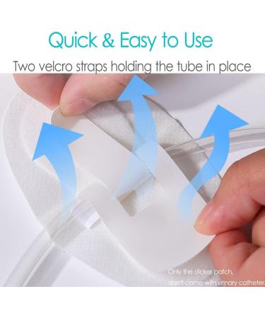 Catheter Stabilization Device - Pack of 5 | PD Dialysis Patch for Feeding Tube & Drain | G-Tube J-Tube Peritoneal Dialysis Accessories | Adhesive Bandages Included - Buy Online on GoSupps.com
