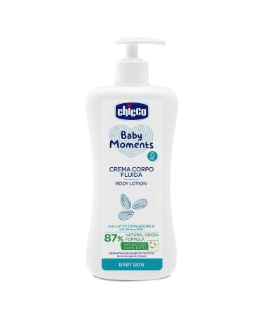 Chicco Baby Moments Almond Milk Liquid Body Cream Natural Formula 0+ Months 500ml