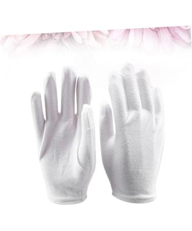 FOMIYES 18 Pairs Industrial Gloves Spa Gloves Jewelry Inspection Gloves Moisturizing Gloves Overnight Moisturizing Hand Gloves Hand Care Gloves for Women Kitchen Gloves Thick Section White - Buy Online on GoSupps.com