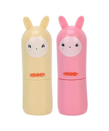 Leryveo Toddler Lip Gloss, Lipstick for Toddlers | 2Pcs Lipstick Set Makeup and Pretend Play for Little Girl,Real Washable Cosmetic Suitable for Toddlers