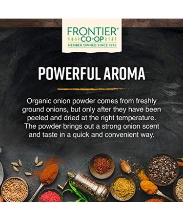Frontier Co-op Organic White Onion Powder 6.14oz - Premium Quality Onion Powder for Flavorful Cooking - Buy Online on GoSupps.com