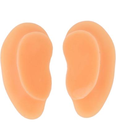 Soft Silicone Human Ear Model Set for Acupuncture Practice - 2 Pieces, Clear Structure - Ideal for Hospitals - Buy Online on GoSupps.com