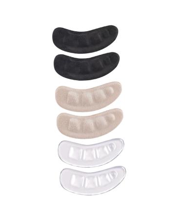 FOMIYES 3 Pairs Heel Stickers High-Heeled Shoes Pad Heels Shoes Heel Pad Anti-Abrasion Heel Cushions Heel Patch Heel Protective Patch Wear-Resistant Heel Pad Rear Heel Sticker Heel Grips