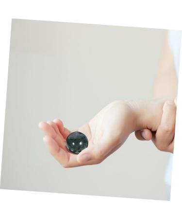 Ciyodo Hand Training Set - 4 Baoding Sound Balls for Hand Massage & Muscle Relaxation - Traditional Chinese Yoga Practice - Green Black Marble - Buy Online on GoSupps.com