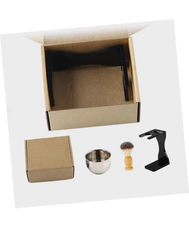 Frcolor 2-Piece Razor Set with Stand & Cream Bar Premium Shaving Gift Set for Men | Acrylic Shaving Holder for Brushes - Buy Online on GoSupps.com