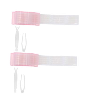 Angoily 2 Sets Lace Double Eyelid Sticker Stickers Make up Kit Traceless Cosmetic Accessories Cosmetics Eyes