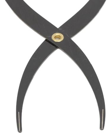 Golden Ratio Symmetrical Eyebrow Ruler Stainless Steel Measuring Tool for Eyebrows Professional Microblading and Makeup Portable (Black) - Buy Online on GoSupps.com