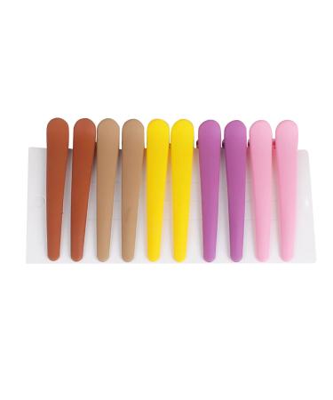 10 pieces hair clip Combi-clip card hair clips compartment clipping hair clips combi made of plastic compartment clamps hairdresser combi clip hair clips women hair clips 1 piece (1 Pack) d