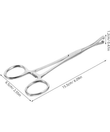 Kisangel Reptile Feeding Clip Terrarium Supplies Snake Tank Accessories Stainless Steel Silver - Buy Online on GoSupps.com