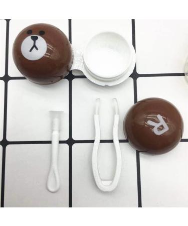 Makers 4-Piece Cute Travel Contact Lens Container Set | Creative Multi-Colored Etui for Easy Storage & Lightweight Carrying - Buy Online on GoSupps.com