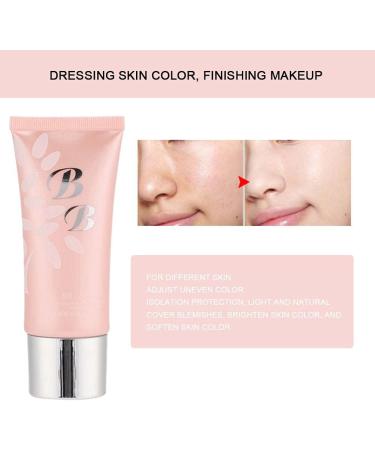 Kcabrtet 60g Brighten Whitening Waterproof BB Cream Moisturizing Face Skin Makeup Base Concealer(Moisturizing and Nourishing Nude Makeup BB Cream) - Buy Online on GoSupps.com