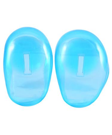 Ear Protection Tools  Hair Color Earmuffs 2pcs Blue Ear Cover Shield Anti Staining Plastic Guard Protects Earmuffs From The Dye Great for home personal use or business hairdressing salon use.