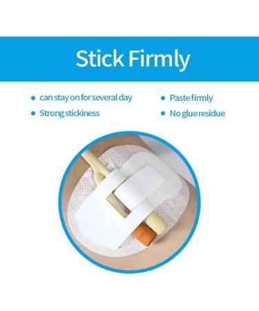 Atacesotaiv 5 pcs Catheter Stabilization Device - Foley Catheter Adhesive Sticker with Foam Anchor Pad - Leg Band Urinary Catheter Hook and Loop Fixing Device (White) - Buy Online on GoSupps.com