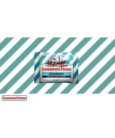 Buy Fisherman's Friend Sugar Free Spearmint Lozenges - 22 Lozenges (Pack of 6) | International Shipping Available - Buy Online on GoSupps.com
